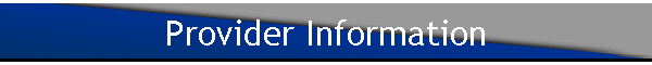 Provider Information